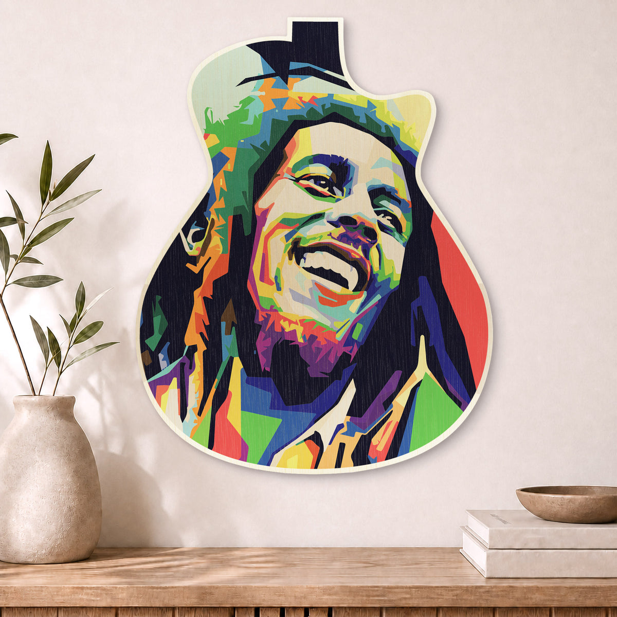 Bob Marley · Guitar Wall Art