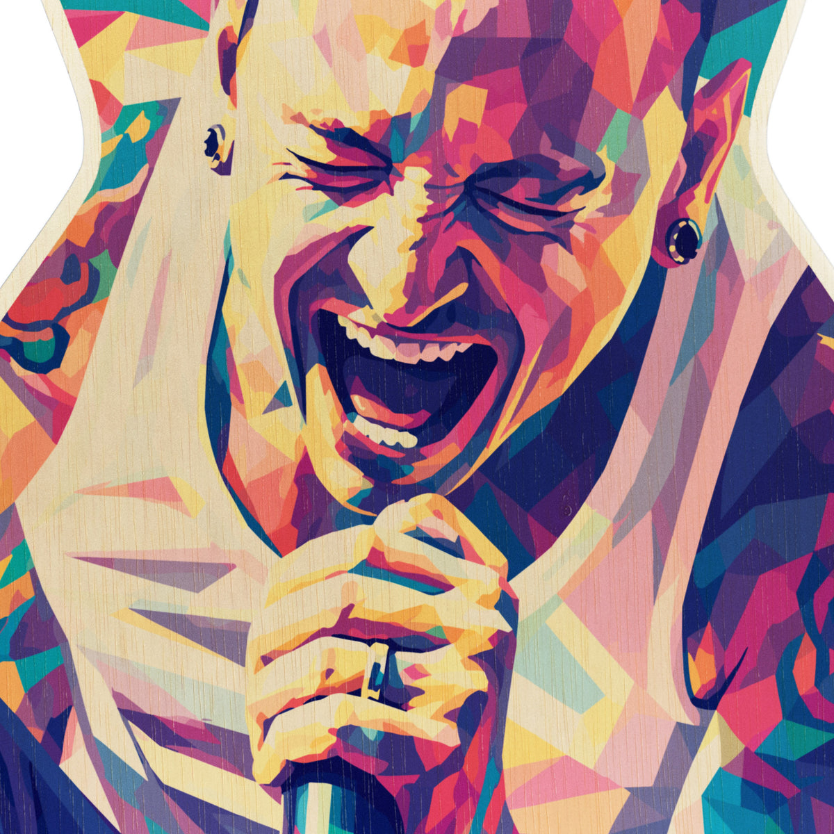 Chester Bennington · Guitar Wall Art