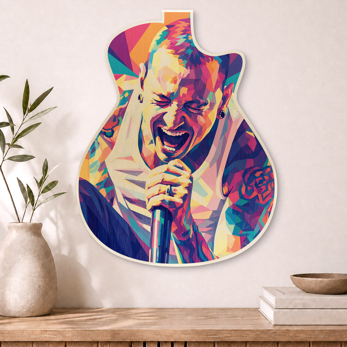 Chester Bennington · Guitar Wall Art