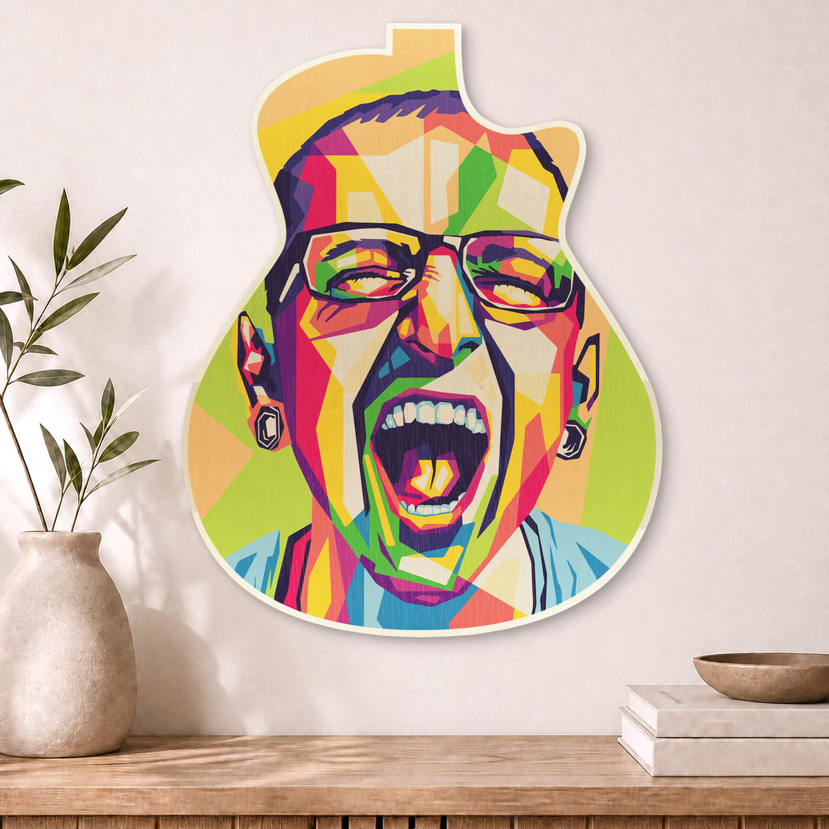 Chester Bennington · Guitar Wall Art