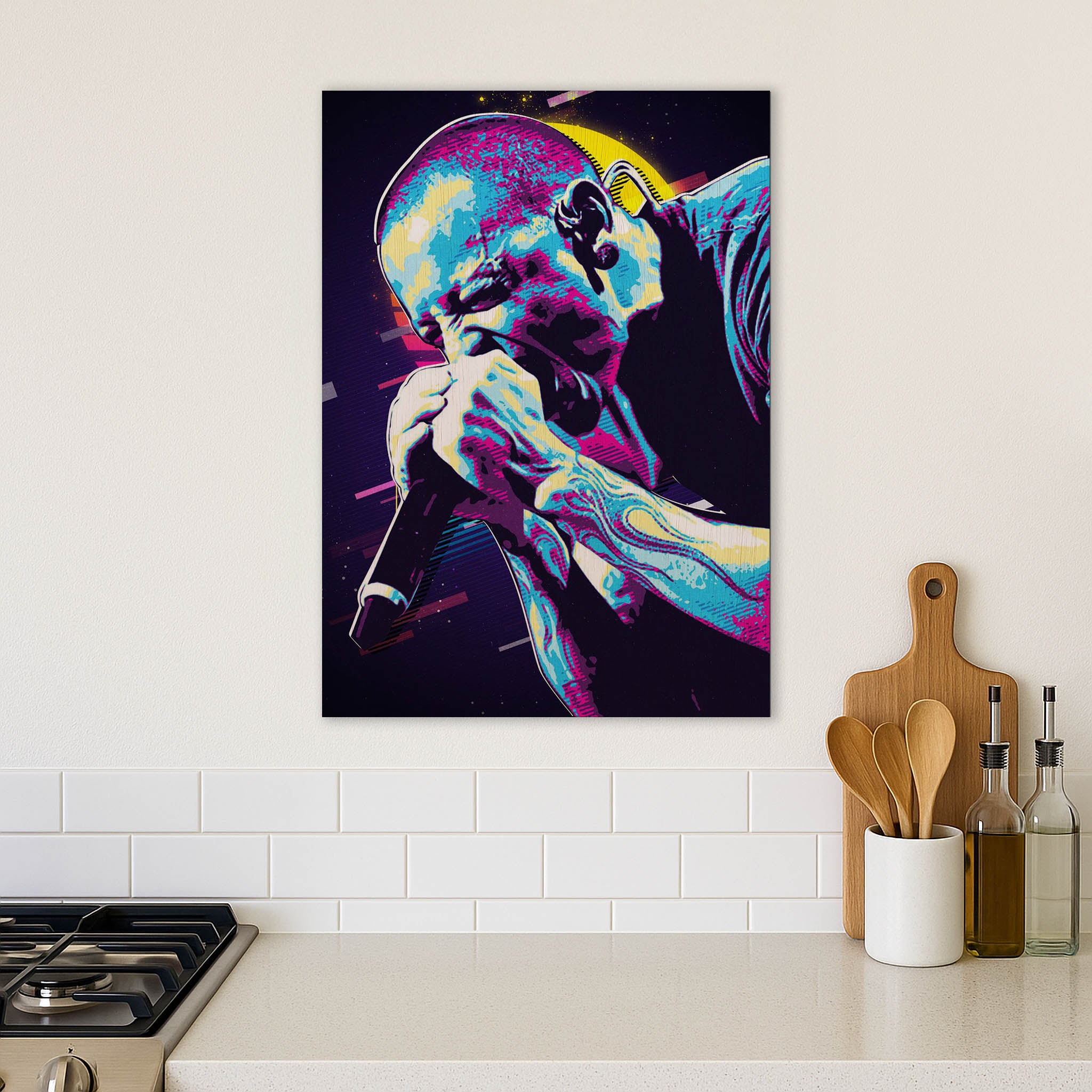 Chester Bennington · Wood Print