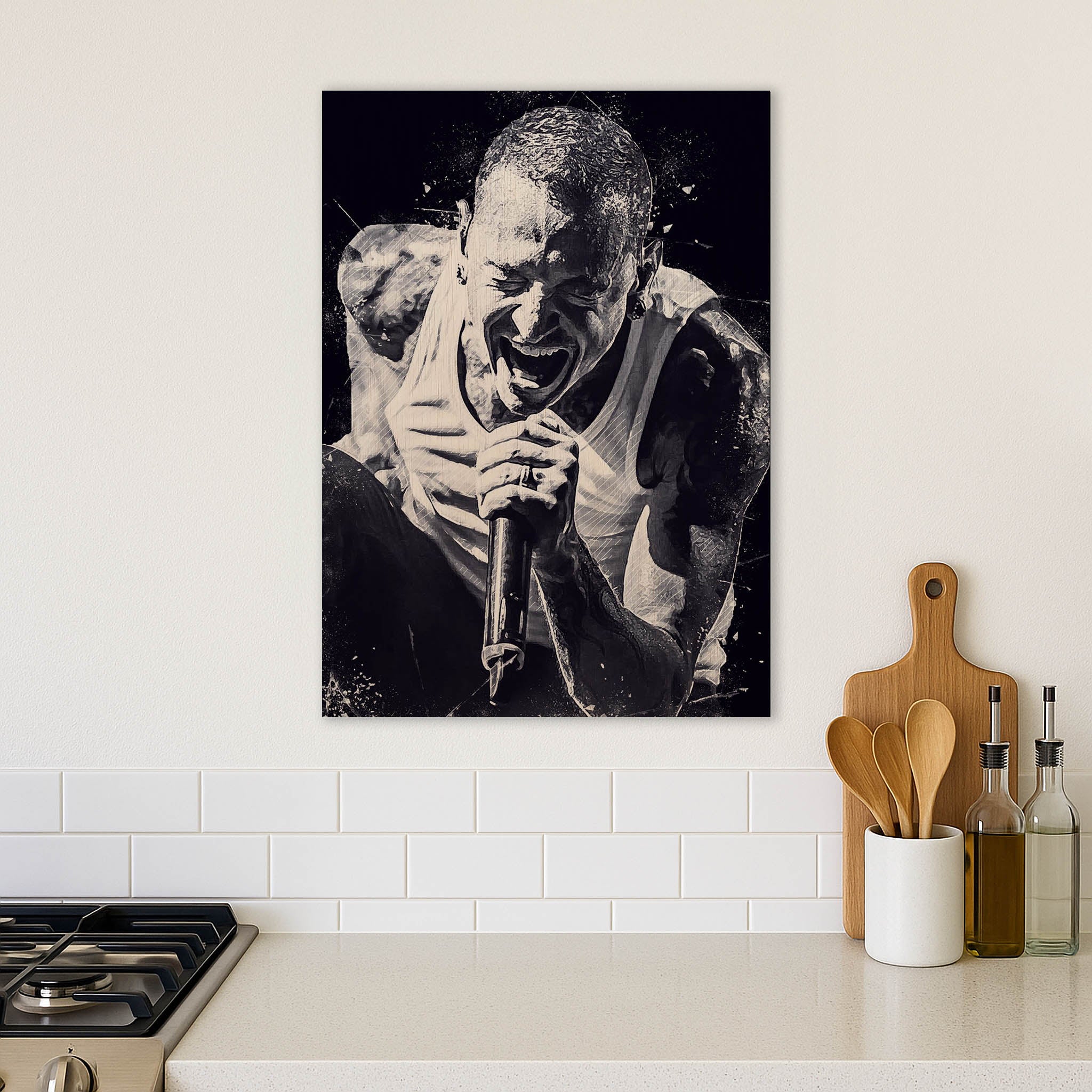 Chester Bennington · Wood Print