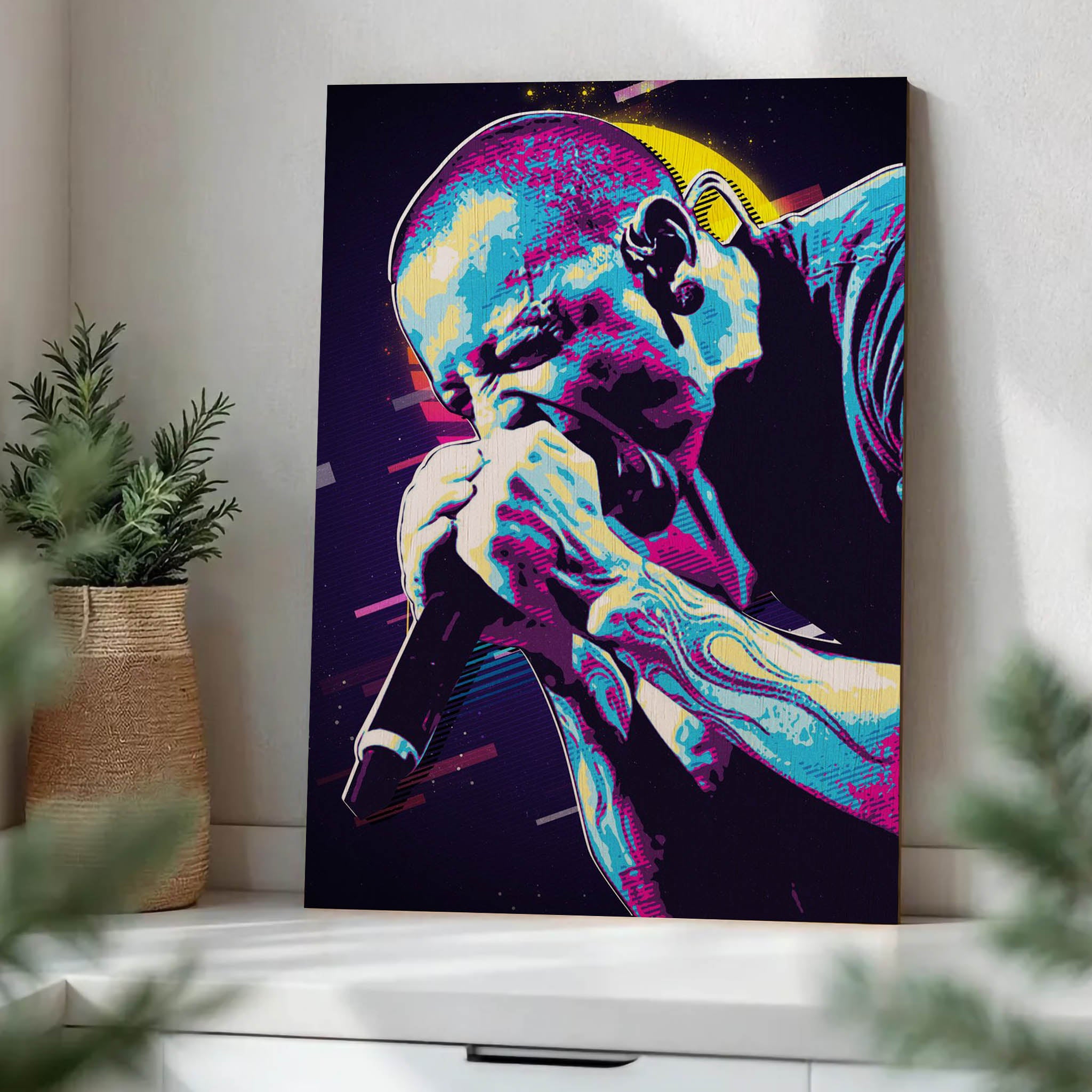 Chester Bennington · Wood Print