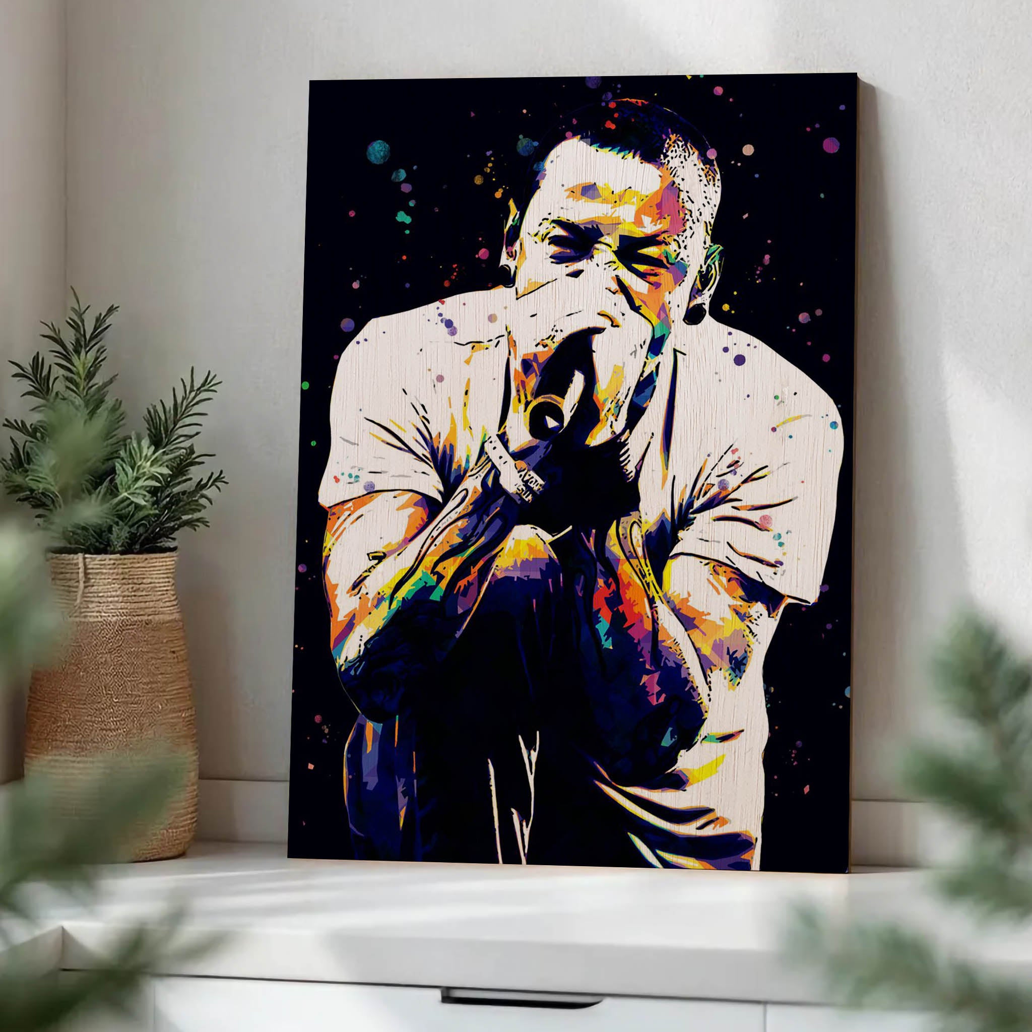 Chester Bennington · Wood Print