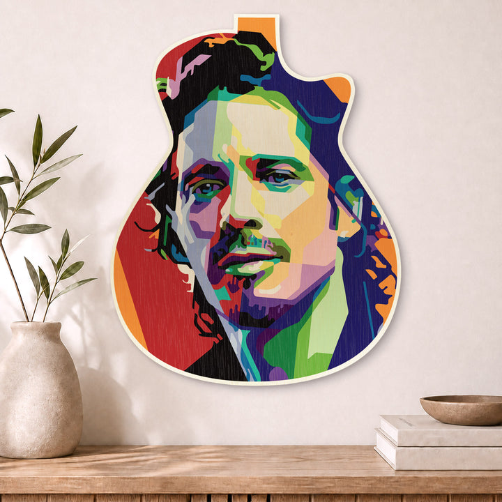 Chris Cornell · Guitar Wall Art