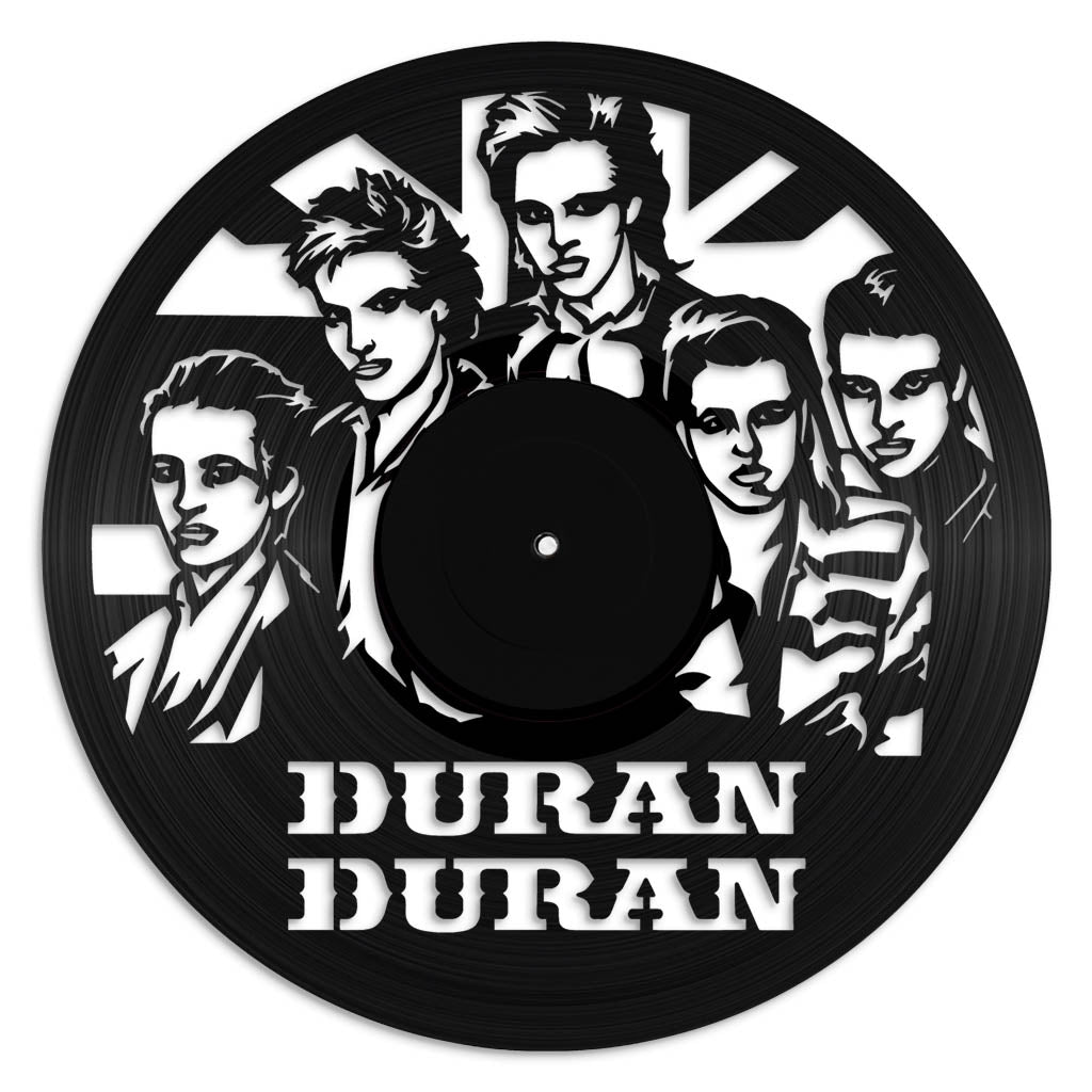 Duran Duran music wall art vinyl record design