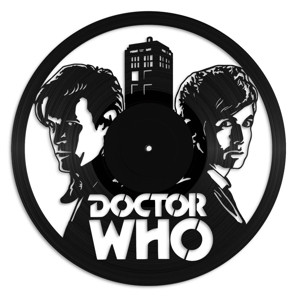 Doctor Who - revamped-records - vinyl-record-art - nz-made