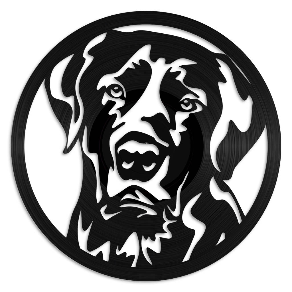 Labrador - revamped-records - vinyl-record-art - nz-made