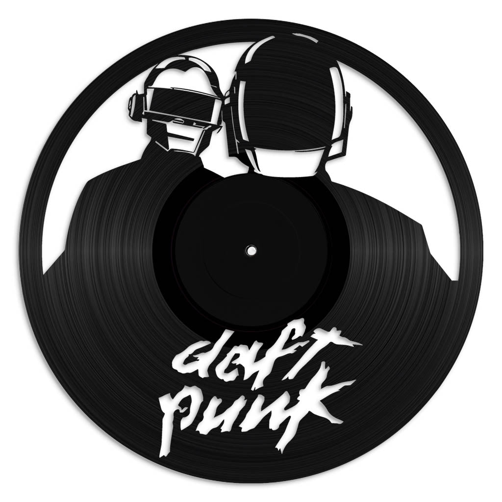 Daft Punk music wall art vinyl record design