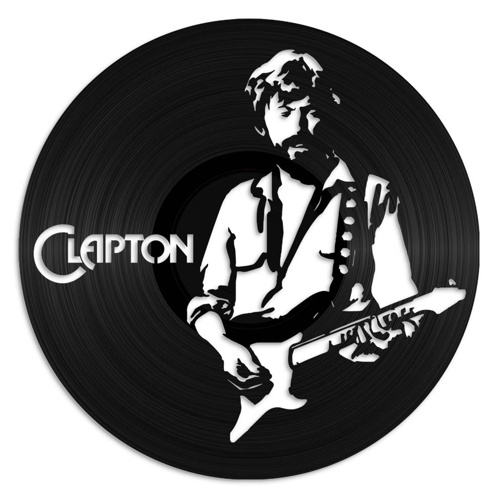Eric Clapton vinyl record art wall hanging