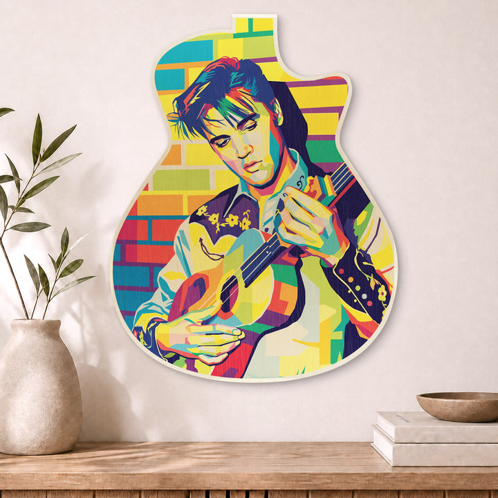 Elvis Presley · Guitar Wall Art