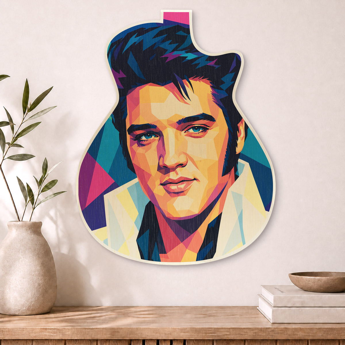 Elvis Presley · Guitar Wall Art