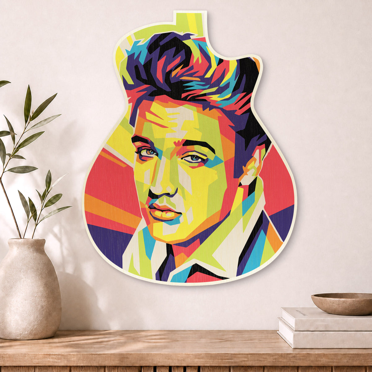 Elvis Presley · Guitar Wall Art