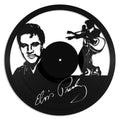 Elvis vinyl record art wall hanging
