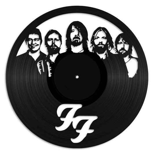 Foo Fighters record wall art made from vinyl lp