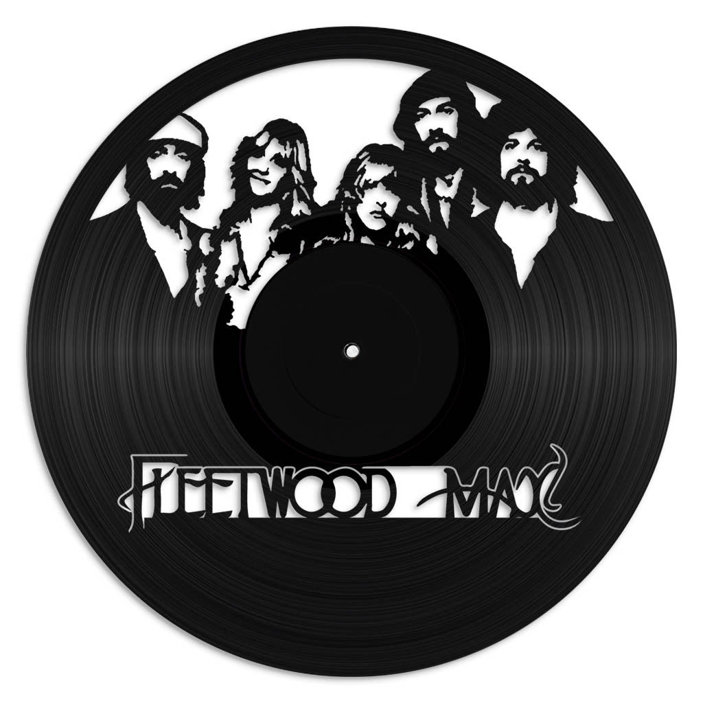 Fleetwood Mac vinyl record art wall hanging