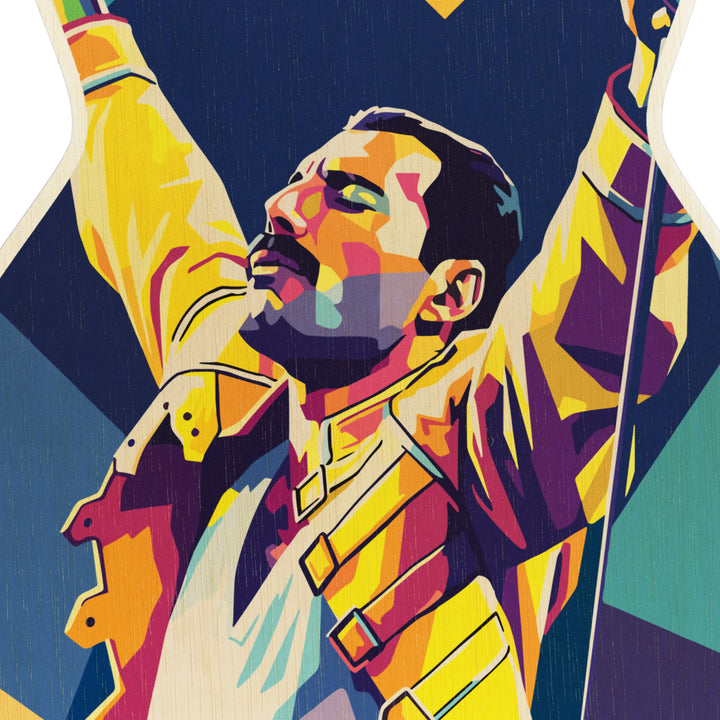 Freddie Mercury · Guitar Wall Art
