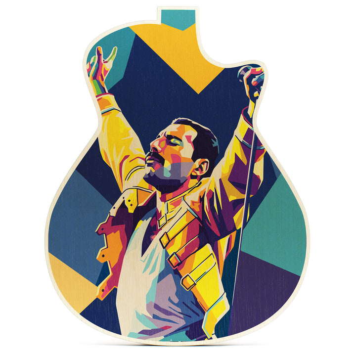 Freddie Mercury · Guitar Wall Art