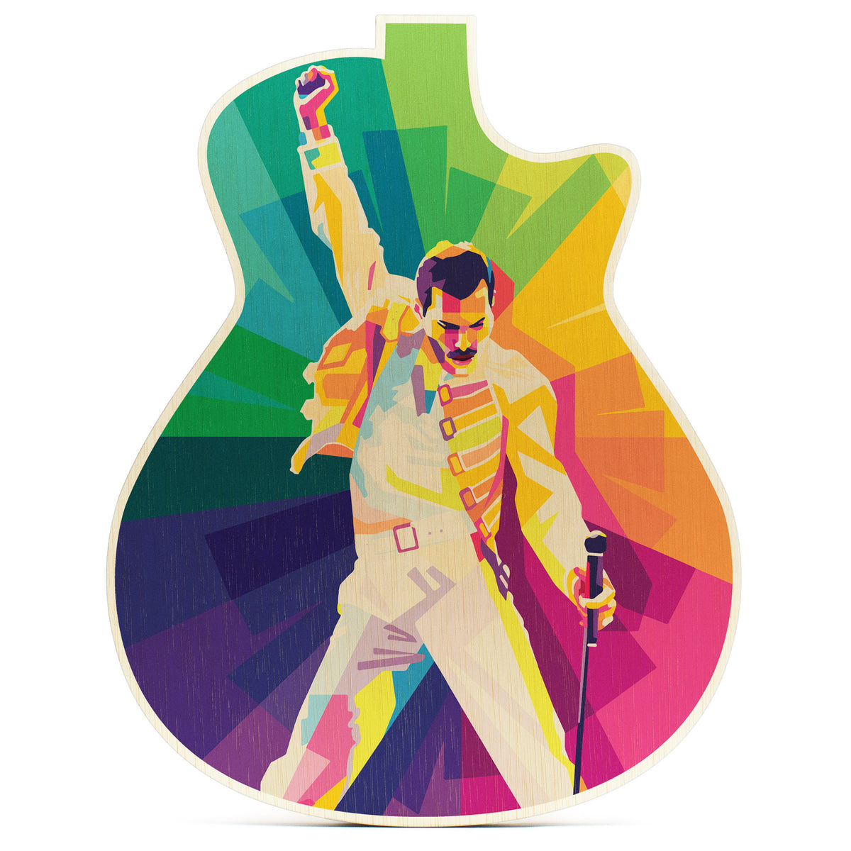 Freddie Mercury · Guitar Wall Art