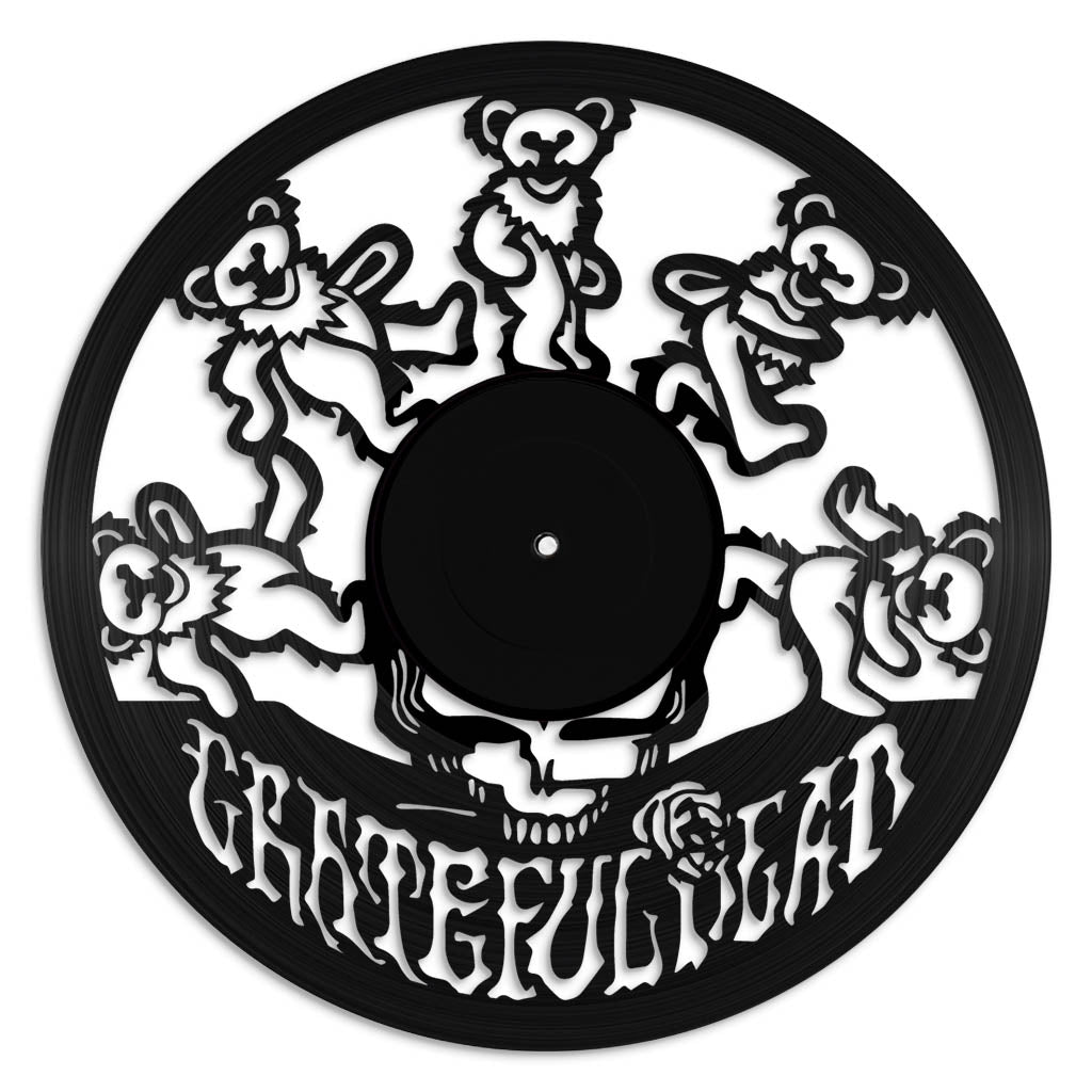 Grateful Dead vinyl record art wall hanging