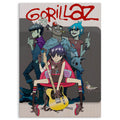 Gorillaz · Wood Print