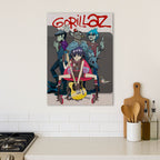 Gorillaz · Wood Print