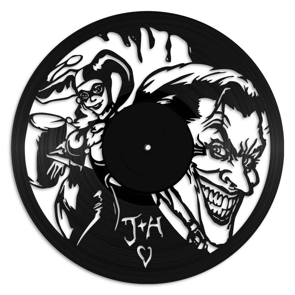 Joker & Harley - revamped-records - vinyl-record-art - nz-made