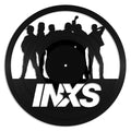 INXS vinyl record art wall hanging
