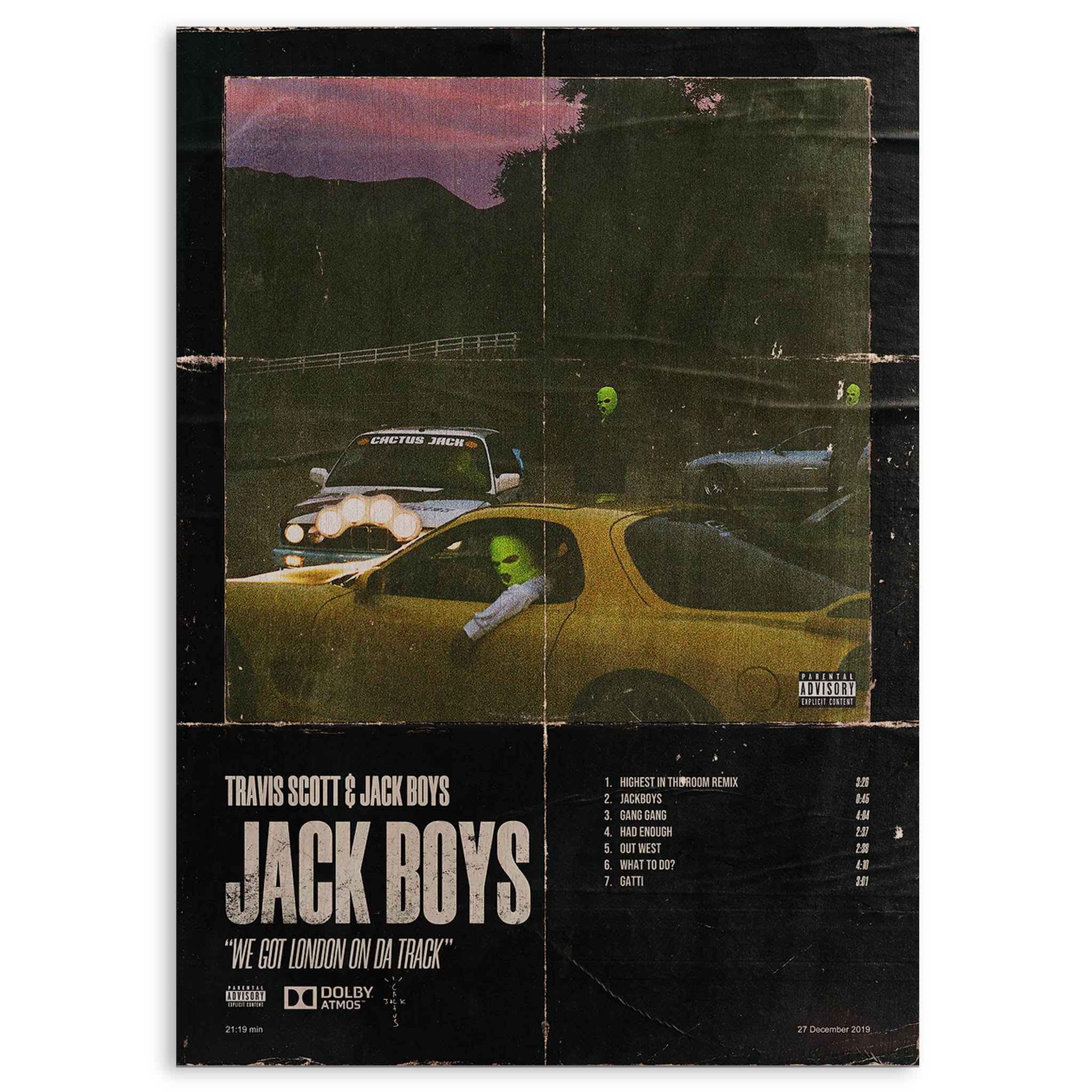 Jack Boys Travis Scott · Wood Print
