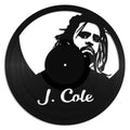J Cole record wall art made from vinyl lp