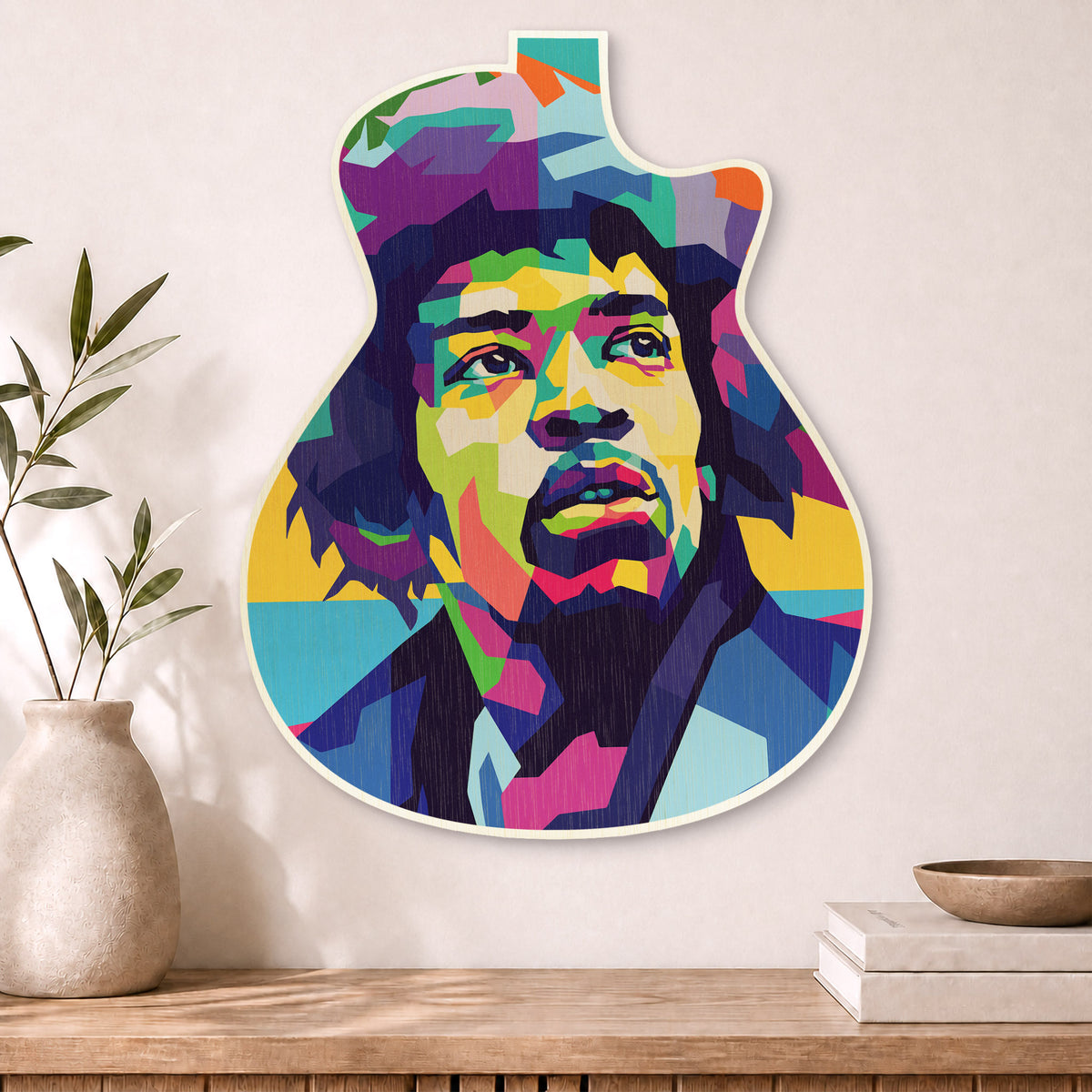Jimi Hendrix · Guitar Wall Art