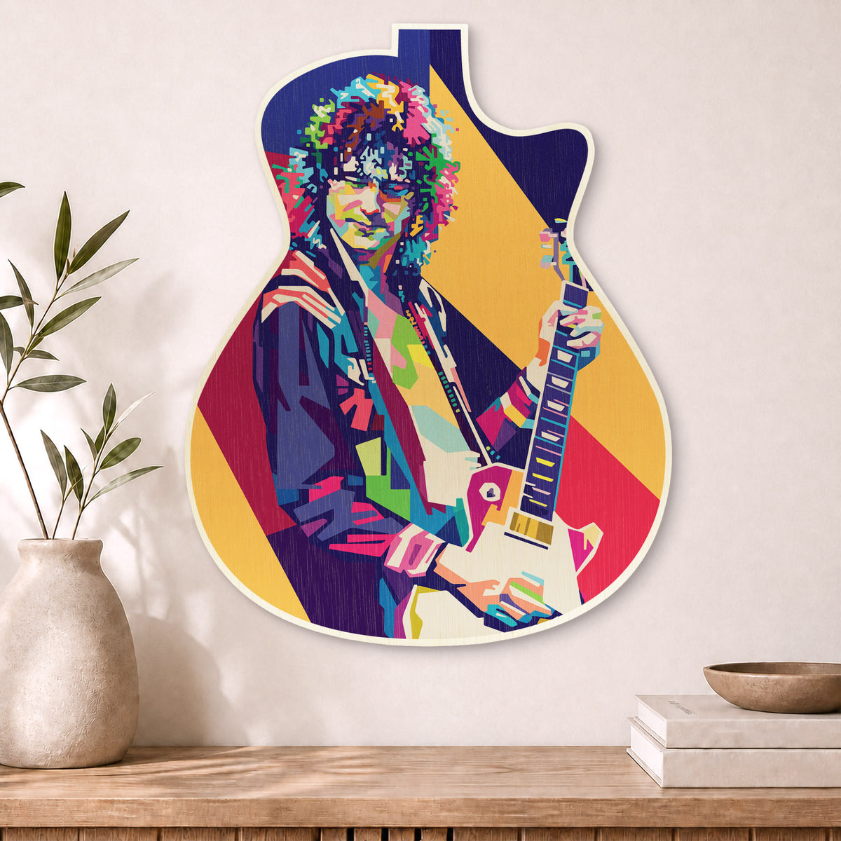 Jimmy Page · Guitar Wall Art