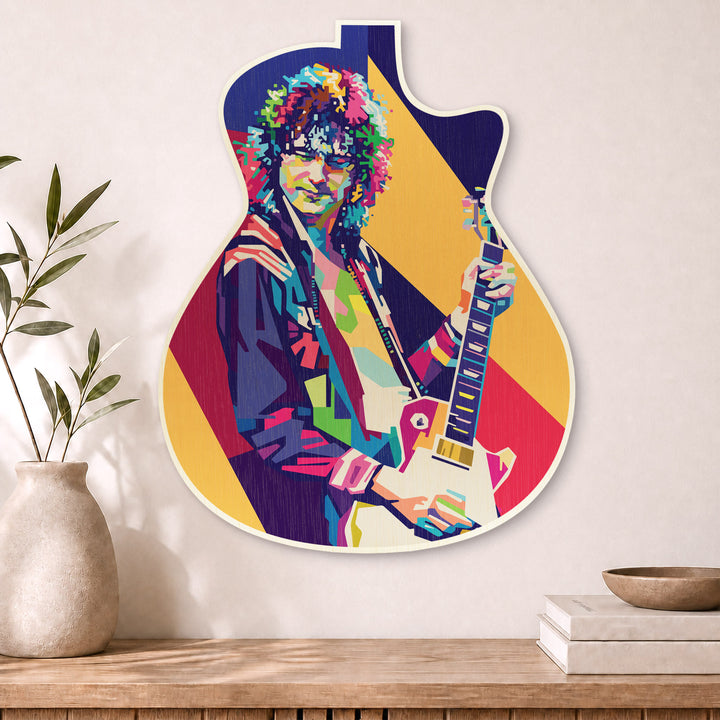 Jimmy Page · Guitar Wall Art