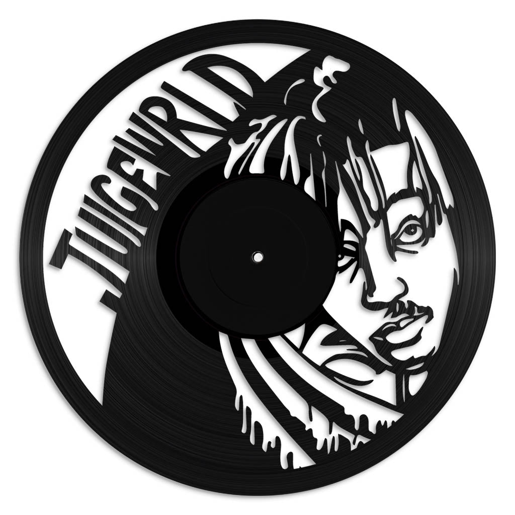 Juice WRLD music wall art vinyl record design