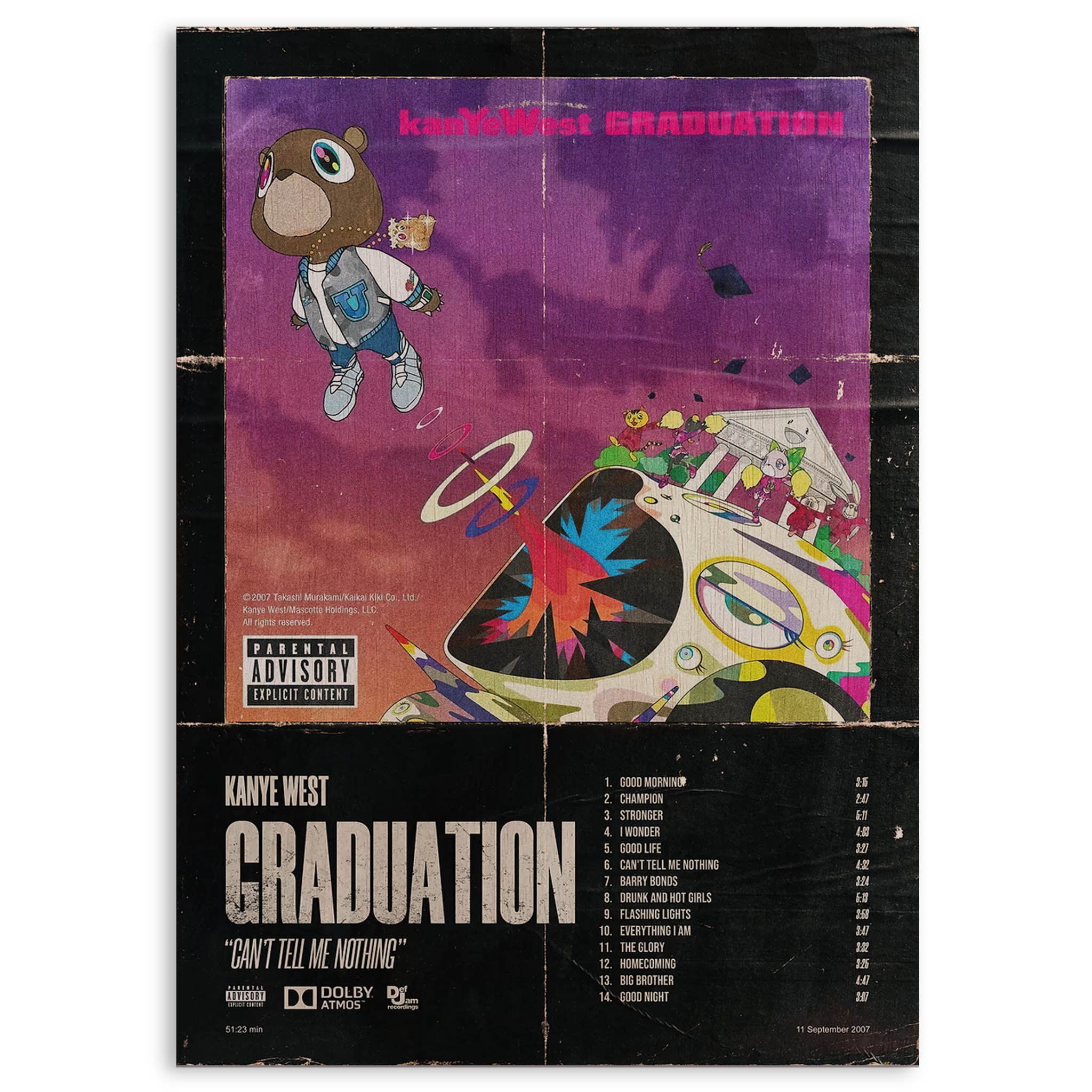Kanye West Graduation · Wood Print