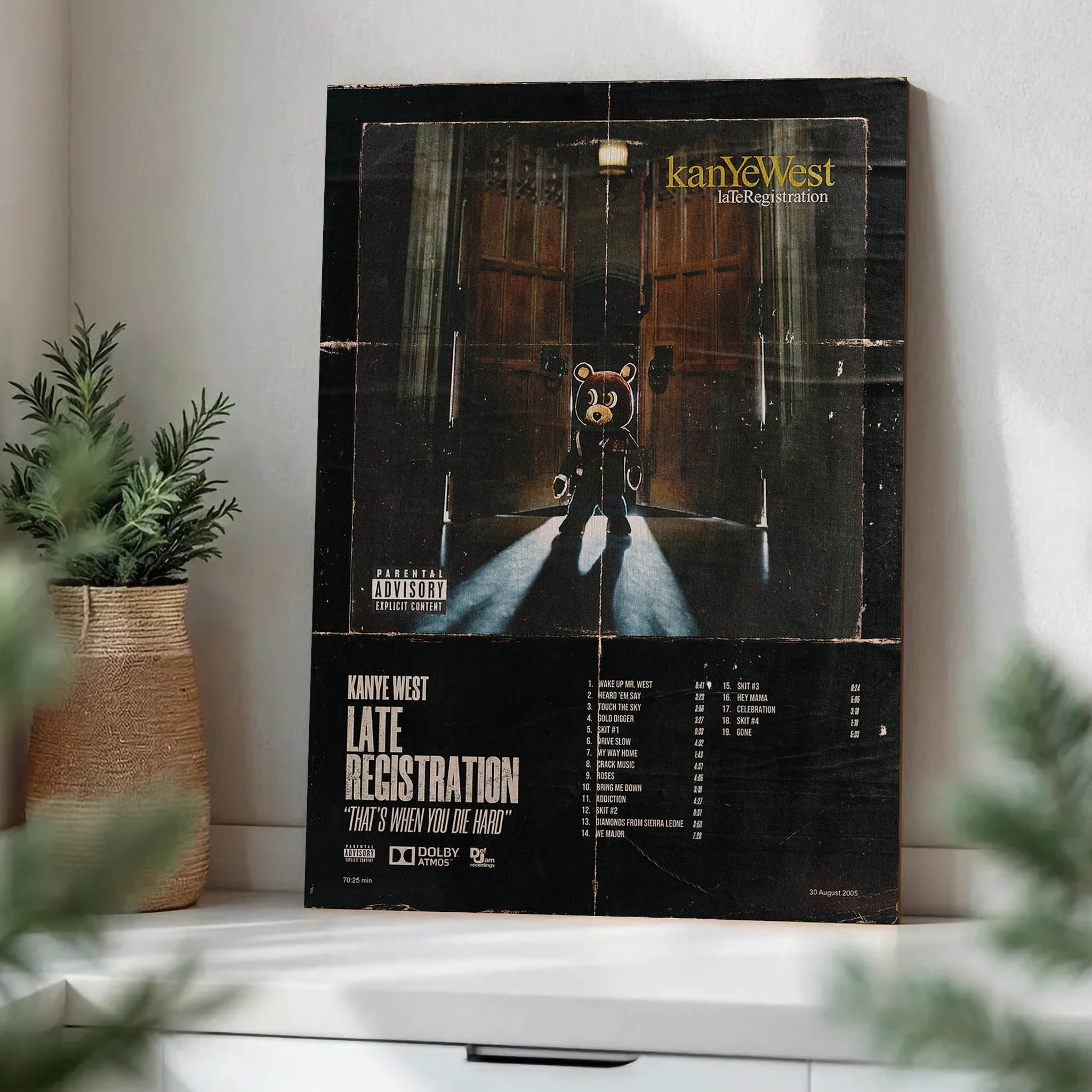 Kanye West Late Registration · Wood Print