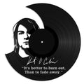 Kurt Cobain record wall art made from vinyl lp