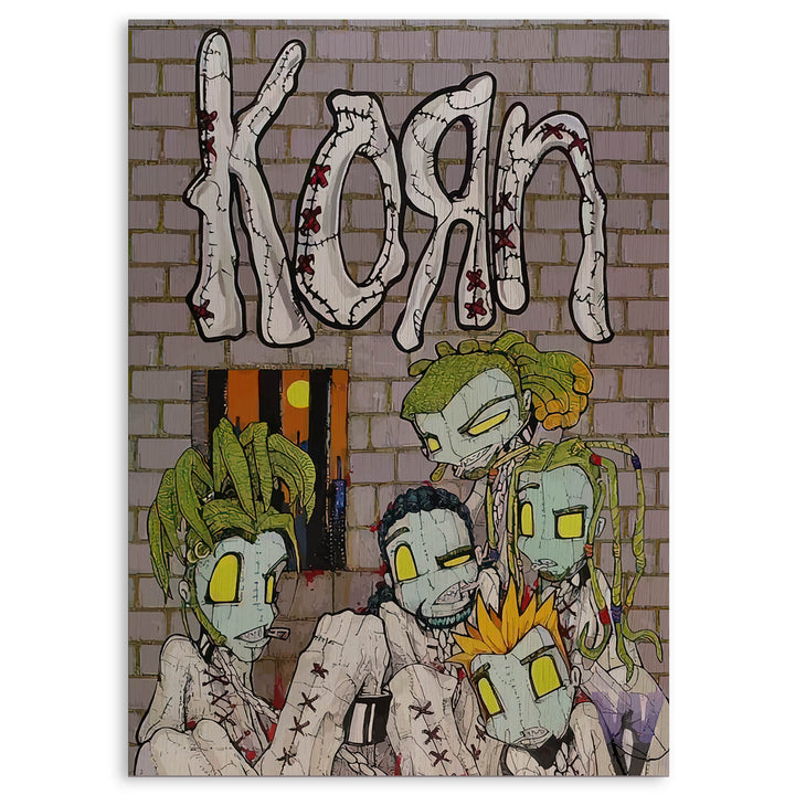 Korn · Wood Print