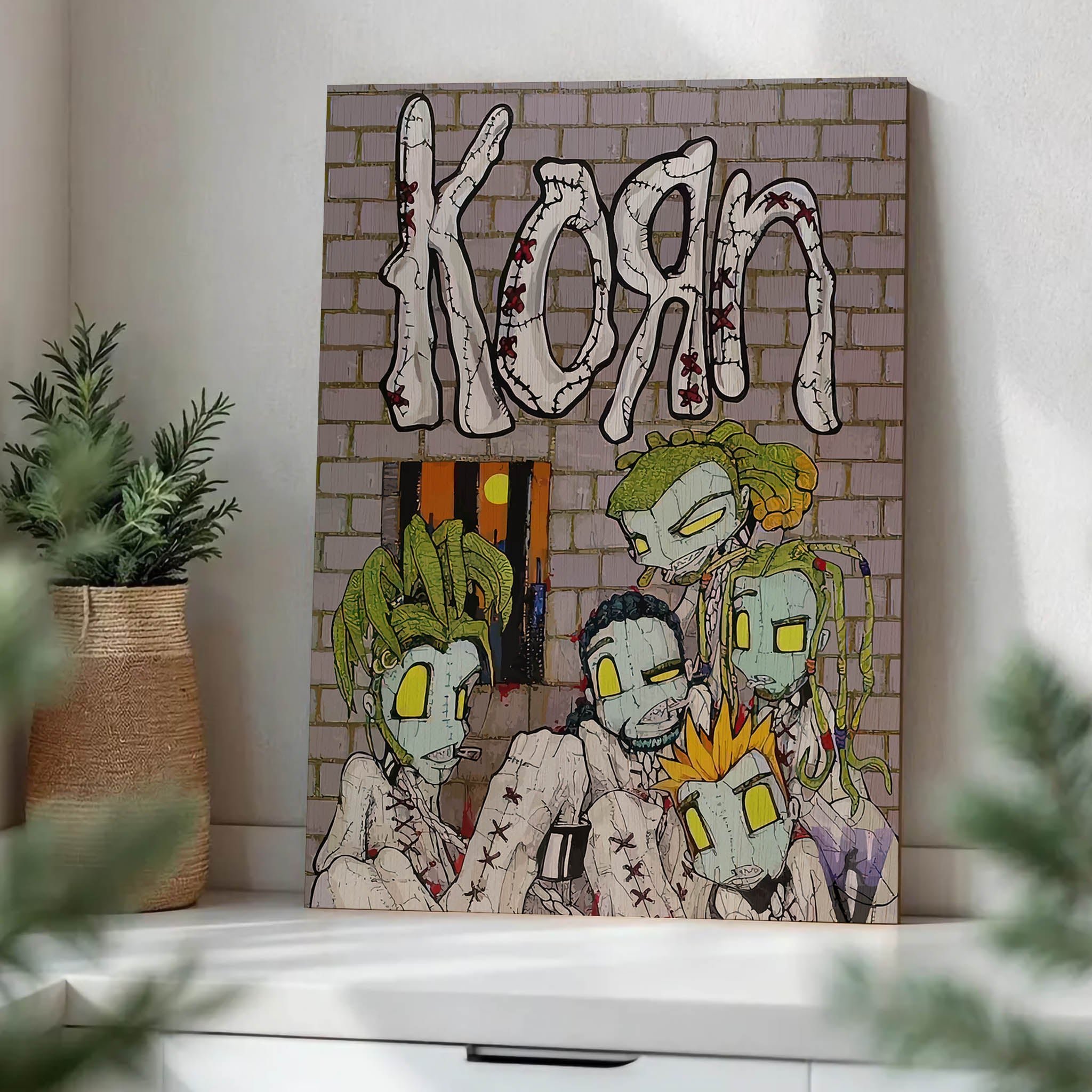 Korn · Wood Print