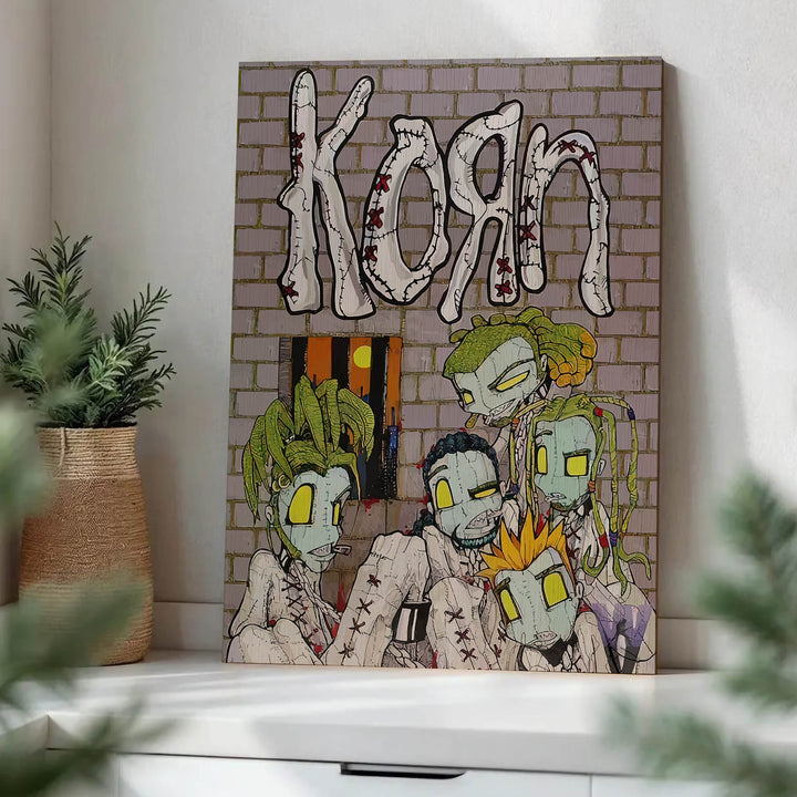 Korn · Wood Print