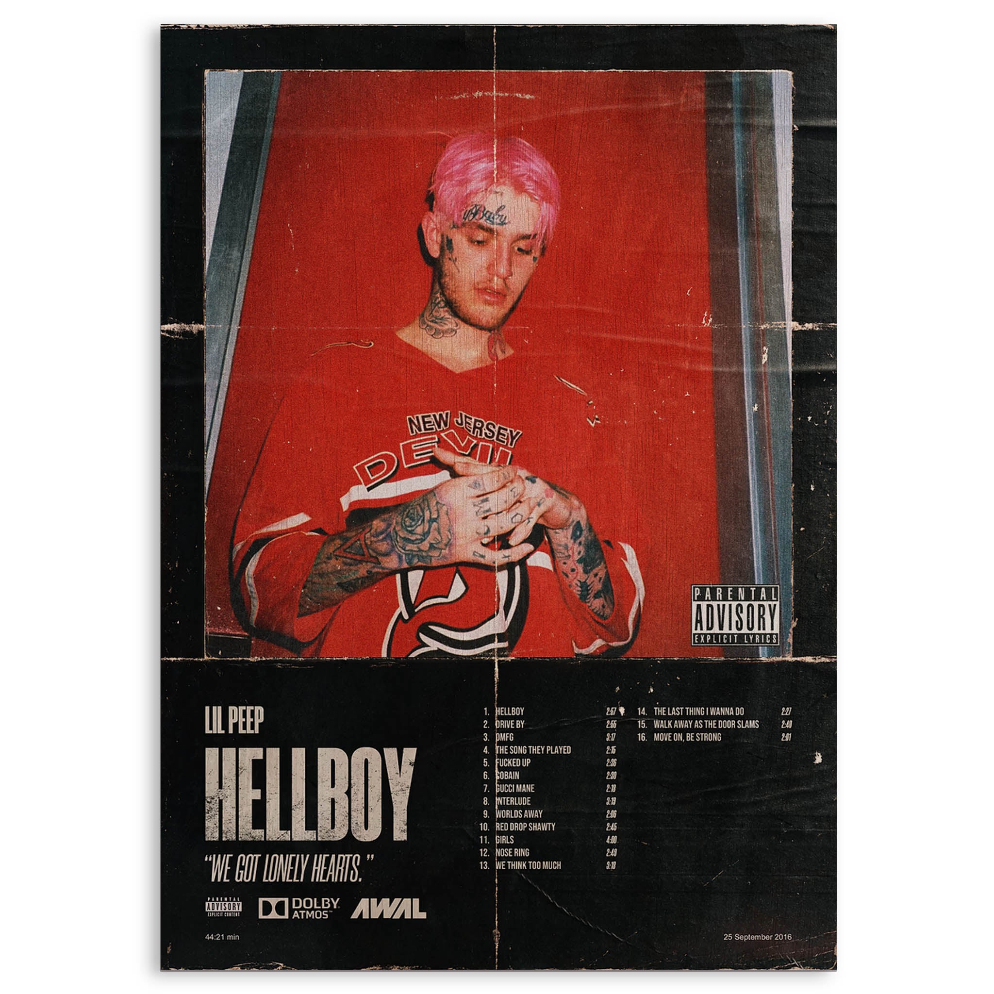 Lil Peep · Wood Print
