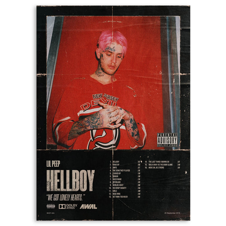 Lil Peep · Wood Print