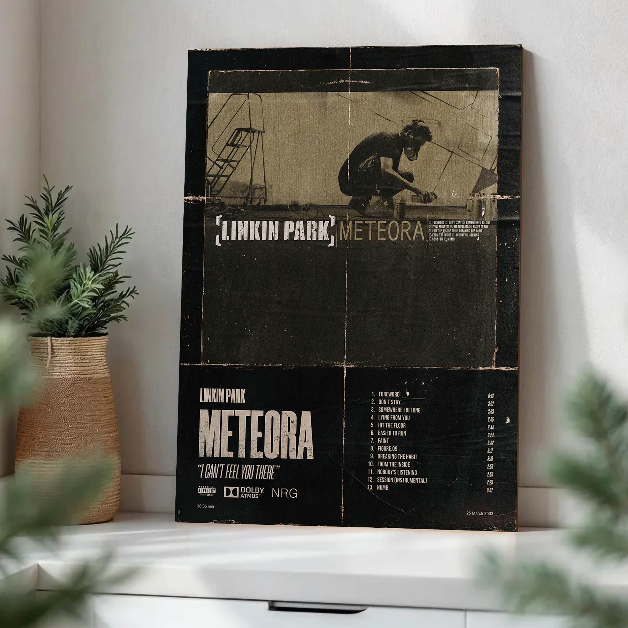 Linkin Park Meteora · Wood Print