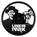 Chester Bennington record wall art made from vinyl lp