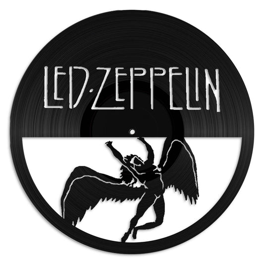 Led Zeppelin record wall art made from vinyl lp
