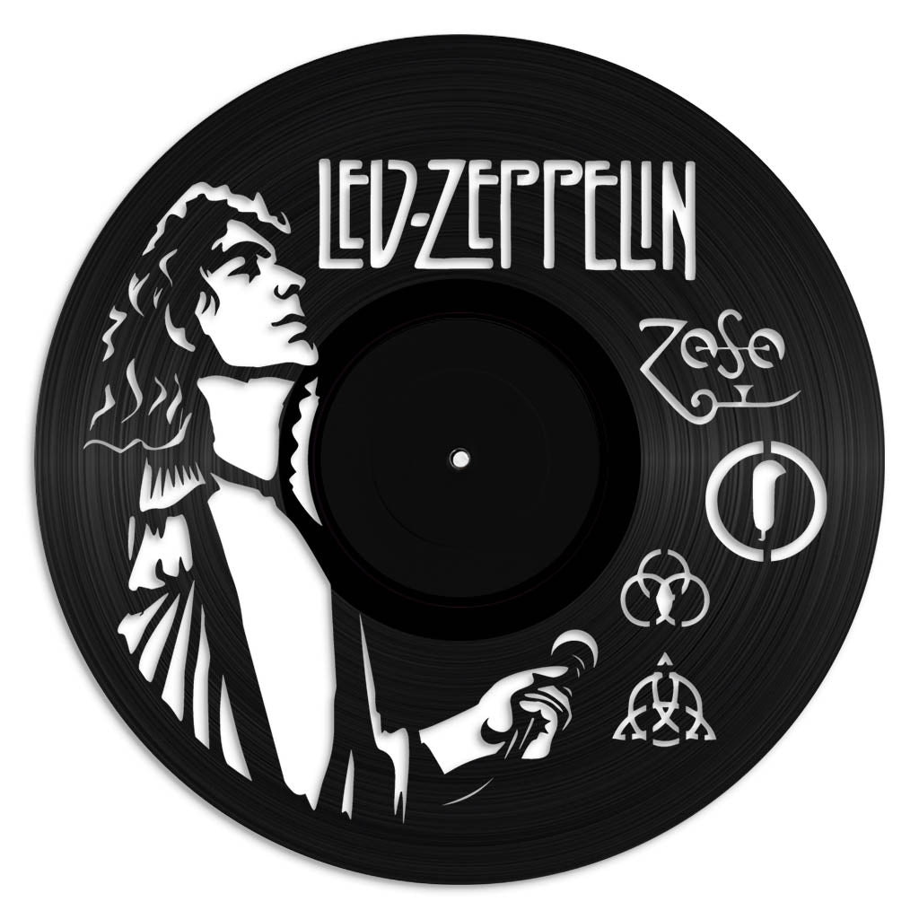 Led Zeppelin vinyl record art wall hanging