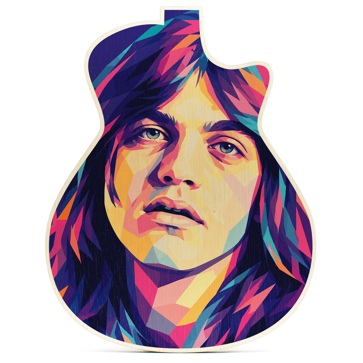 Malcolm Young · Guitar Wall Art