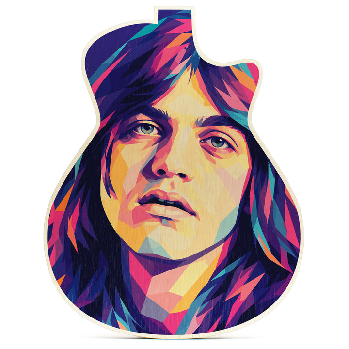 Malcolm Young · Guitar Wall Art