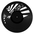 Miles Davis record wall art made from vinyl lp