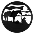 Man and Horse - revamped-records - vinyl-record-art - nz-made
